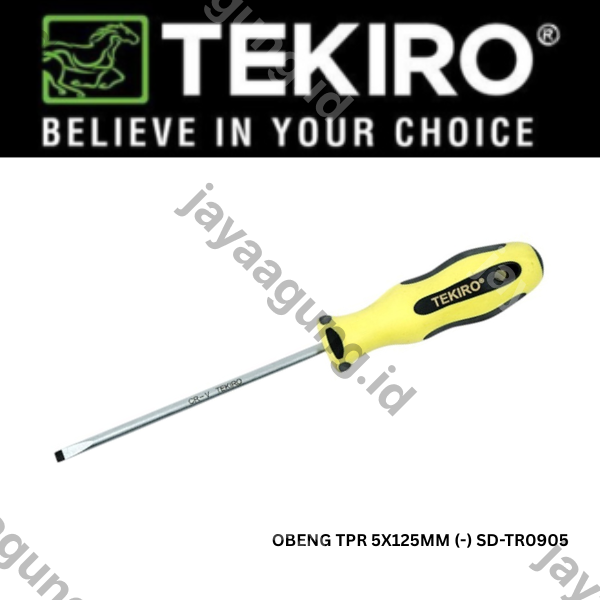 Gambar OBENG TPR TEKIRO 5X125MM (-) SD-TR0905 ke-3