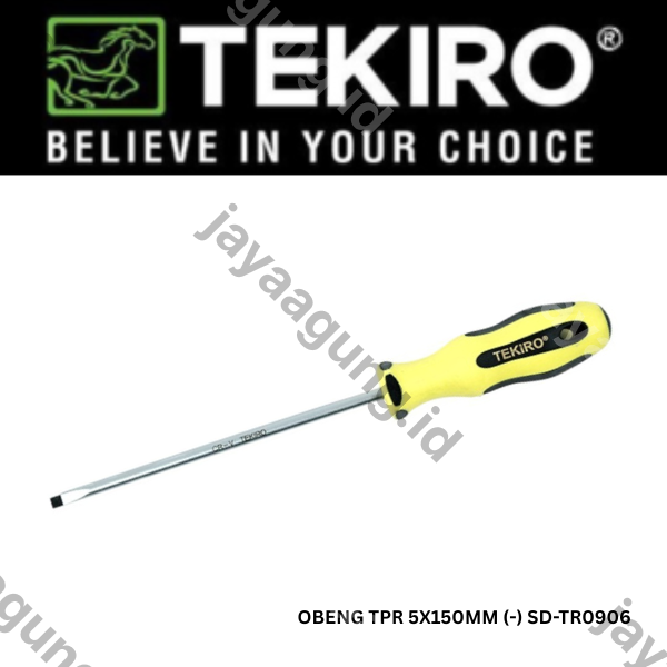 Gambar OBENG TPR TEKIRO 5X150MM (-) SD-TR0906 ke-3