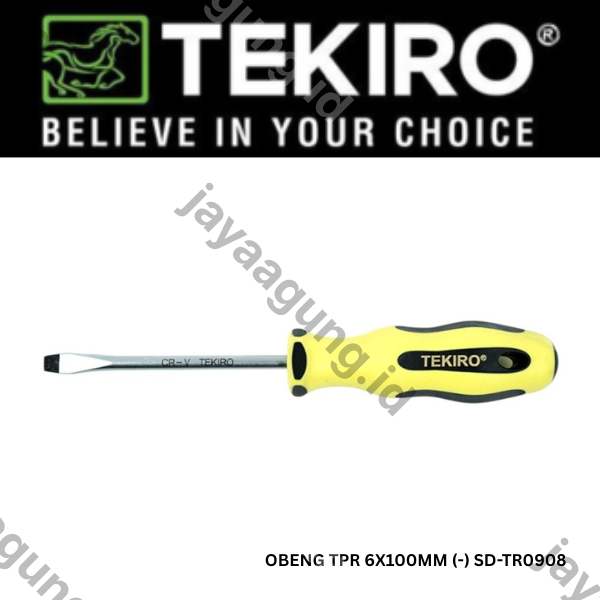 OBENG TPR TEKIRO 6X100MM (-) SD-TR0908