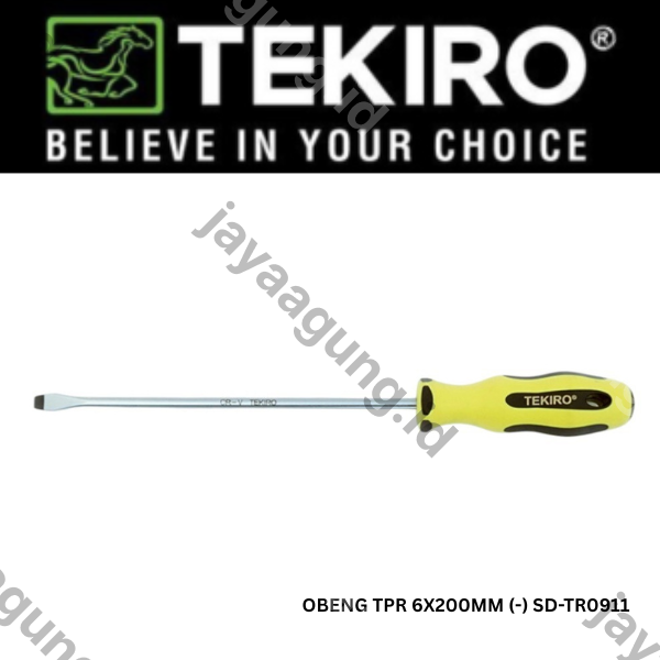 Gambar OBENG TPR TEKIRO 6X200MM (-) SD-TR0911 ke-3