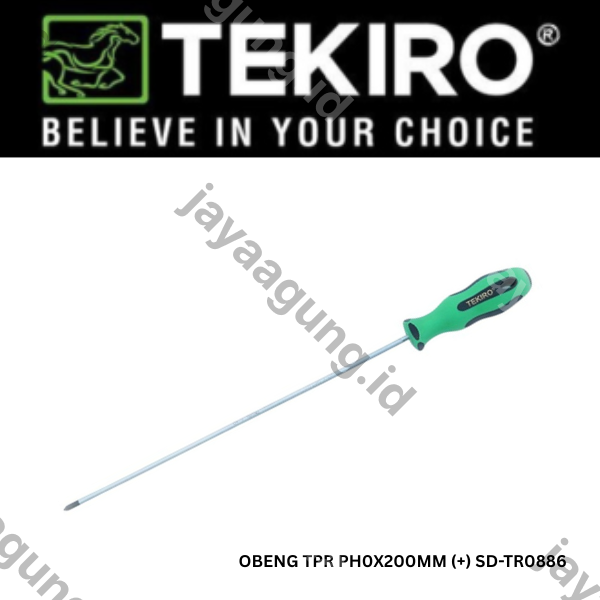 Gambar OBENG TPR TEKIRO PH0X200MM (+) SD-TR0886 ke-3
