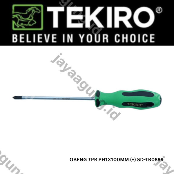 OBENG TPR TEKIRO PH1X100MM (+) SD-TR0889