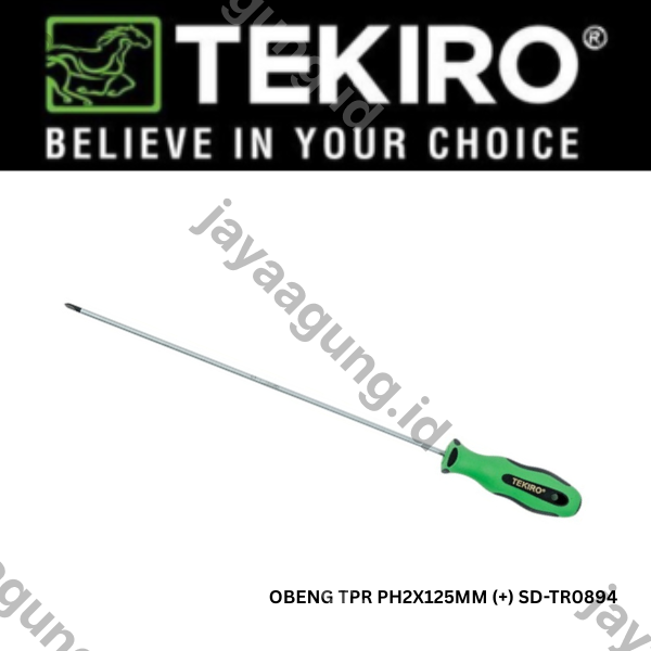 OBENG TPR TEKIRO PH2X125MM (+) SD-TR0894
