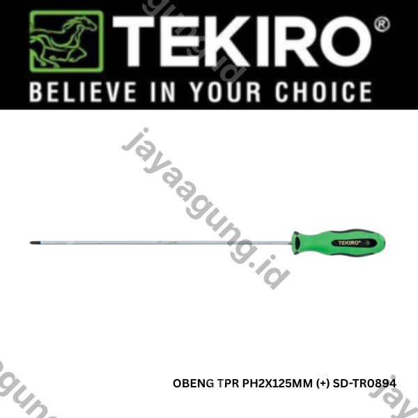 Gambar OBENG TPR TEKIRO PH2X125MM (+) SD-TR0894 ke-3