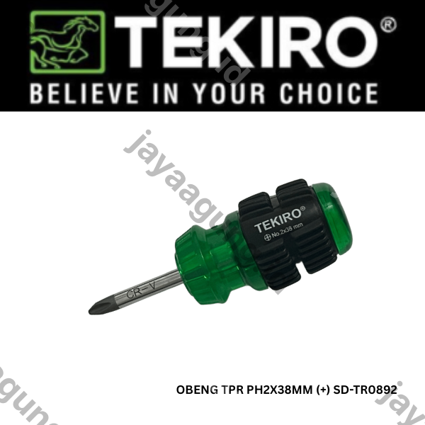Gambar OBENG TPR TEKIRO PH2X38MM (+) SD-TR0892 ke-2