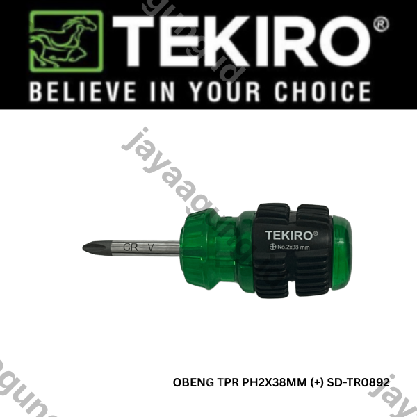 Gambar OBENG TPR TEKIRO PH2X38MM (+) SD-TR0892 ke-3