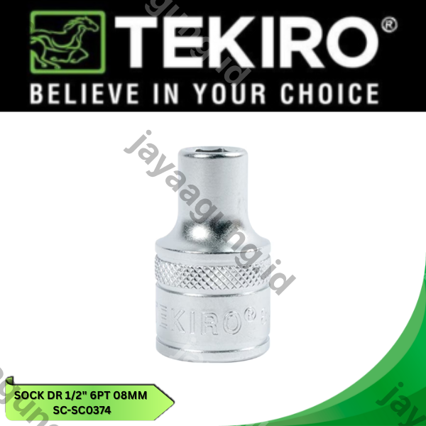 Gambar SOCK DR 1/2" TEKIRO 6PT 08MM SC-SC0374 ke-2