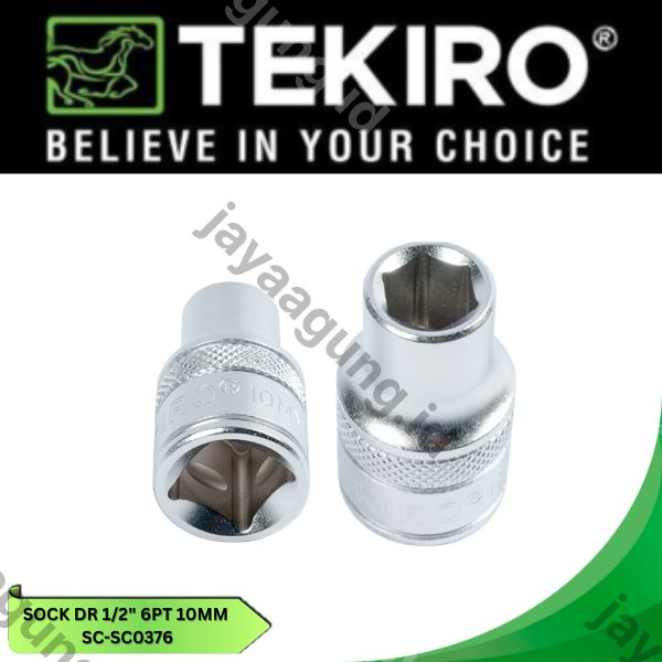 SOCK DR 1/2" TEKIRO 6PT 10MM SC-SC0376