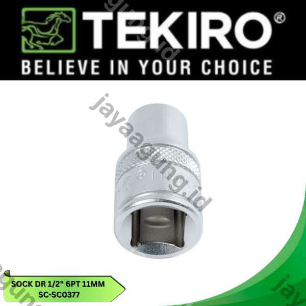 Gambar SOCK DR 1/2" TEKIRO 6PT 11MM SC-SC0377 ke-3