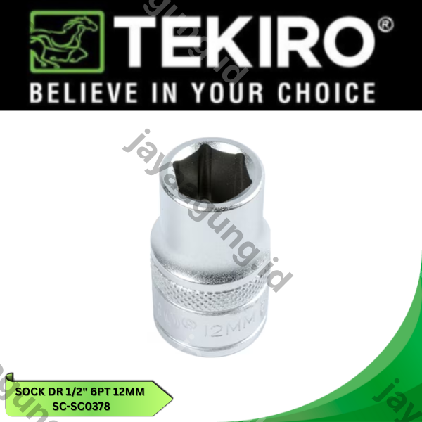 Gambar SOCK DR 1/2" TEKIRO 6PT 12MM SC-SC0378 ke-2