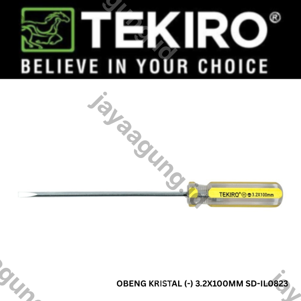OBENG KRISTAL TEKIRO (-) 3.2X100MM SD-IL0823
