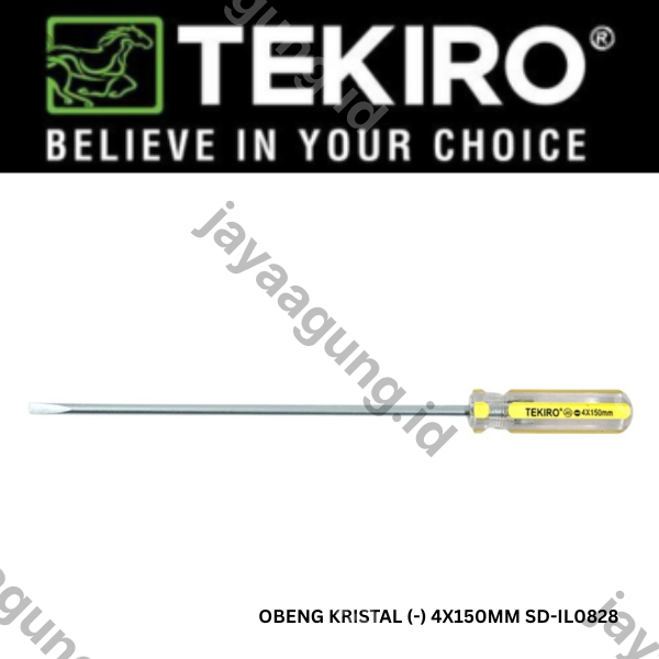 Gambar OBENG KRISTAL TEKIRO (-) 4X150MM SD-IL0828 ke-3
