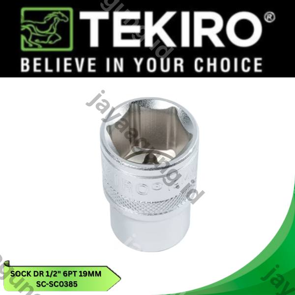 Gambar SOCK DR 1/2" TEKIRO 6PT 19MM SC-SC0385 ke-2