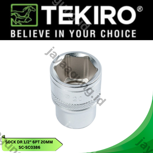 Gambar SOCK DR 1/2" TEKIRO 6PT 20MM SC-SC0386 ke-2