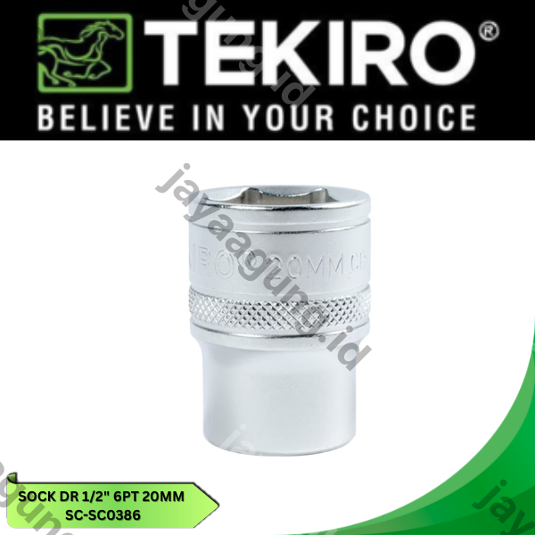 Gambar SOCK DR 1/2" TEKIRO 6PT 20MM SC-SC0386 ke-4