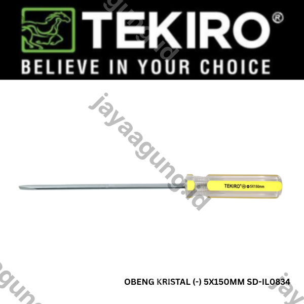 Gambar OBENG KRISTAL TEKIRO (-) 5X150MM SD-IL0834 ke-3