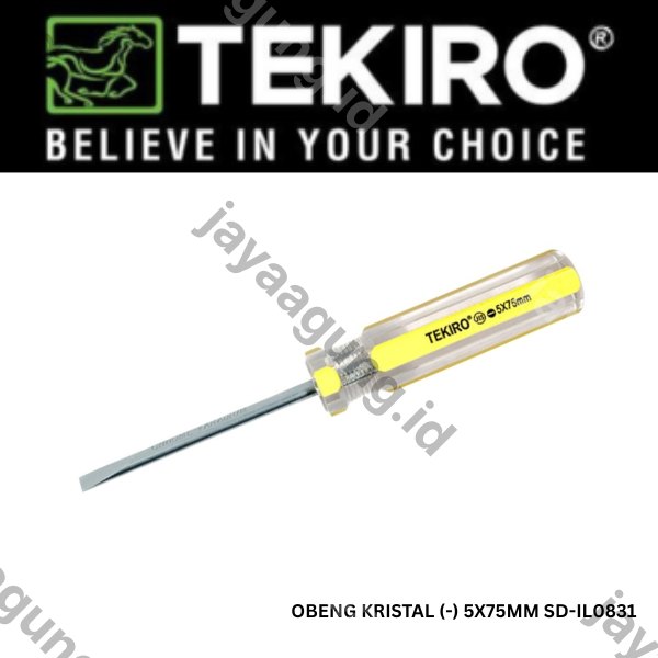 OBENG KRISTAL TEKIRO (-) 5X75MM SD-IL0831