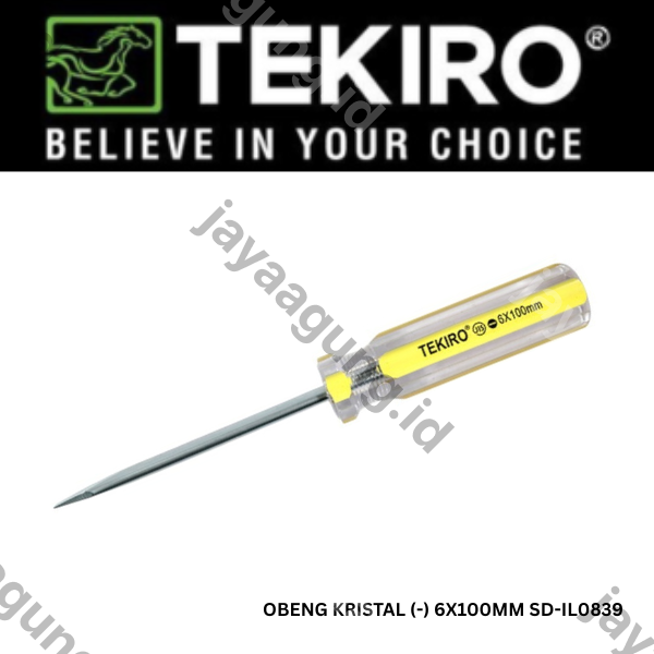 OBENG KRISTAL TEKIRO (-) 6X100MM SD-IL0839