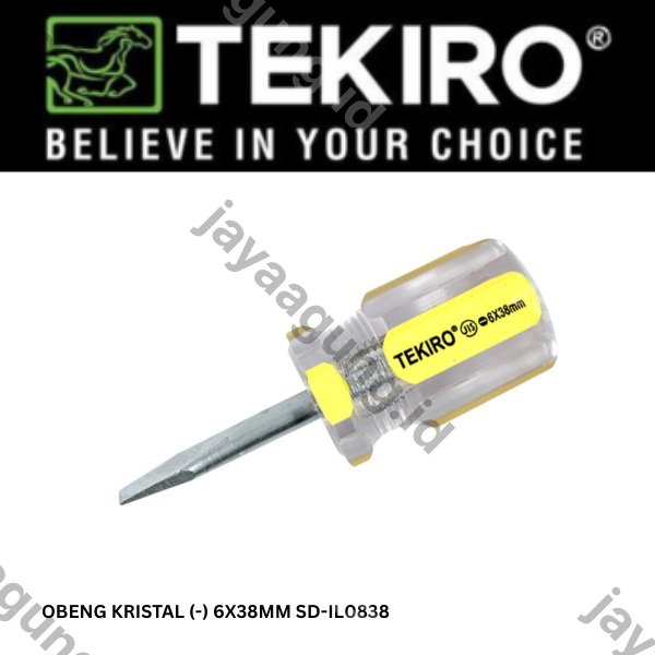Gambar OBENG KRISTAL TEKIRO (-) 6X38MM SD-IL0838 ke-3