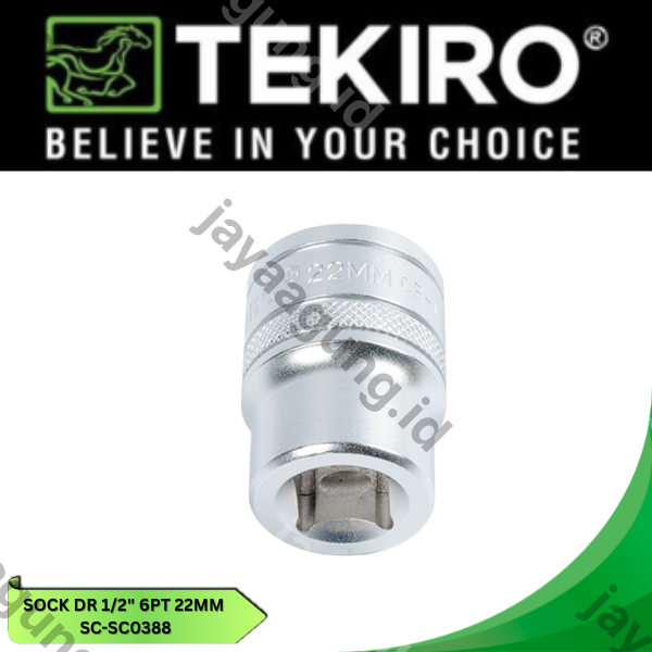 Gambar SOCK DR 1/2" TEKIRO 6PT 22MM SC-SC0388 ke-3
