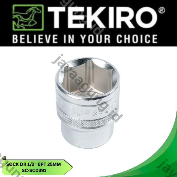 Gambar SOCK DR 1/2" TEKIRO 6PT 25MM SC-SC0391 ke-2
