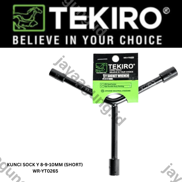 KUNCI SOCK Y TEKIRO 8-9-10MM (SHORT) WR-YT0265