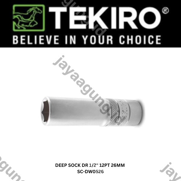 Gambar DEEP SOCK TEKIRO DR 1/2" 12PT 26MM SC-DW0526 ke-3