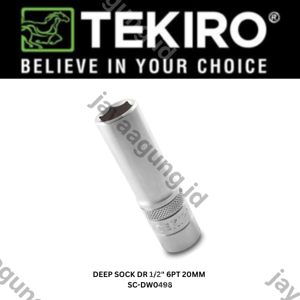 Gambar DEEP SOCK TEKIRO DR 1/2" 6PT 20MM SC-DW0498 ke-2