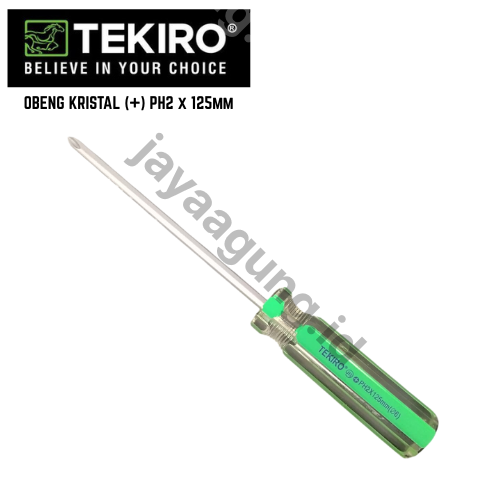 Gambar OBENG KRISTAL TEKIRO (+) PH2X125MM SD-IL0810 ke-2