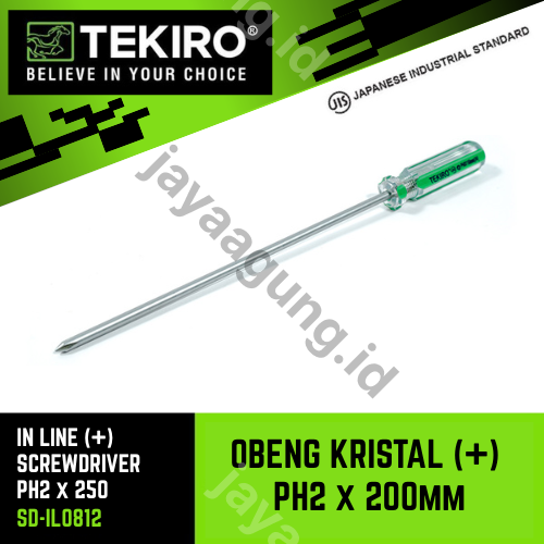 OBENG KRISTAL TEKIRO (+) PH2X200MM SD-IL0812