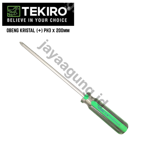 Gambar OBENG KRISTAL TEKIRO (+) PH3X200MM SD-IL0816 ke-2