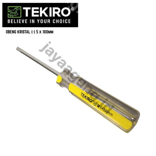 Gambar OBENG KRISTAL TEKIRO (-) 5X100MM SD-IL0832 ke-2