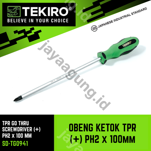 OBENG KETOK TEKIRO TPR (+) PH2X100MM SD-TG0941