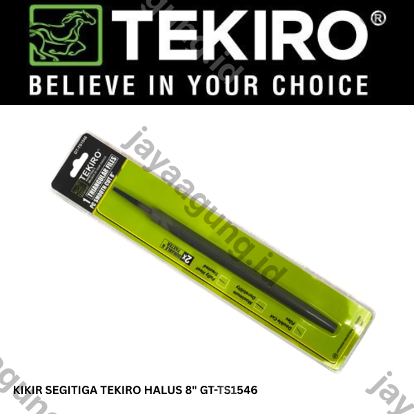 KIKIR SEGITIGA TEKIRO HALUS 8" GT-TS1546