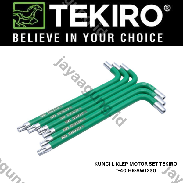 Gambar KUNCI L KLEP MOTOR SET TEKIRO T-40 HK-AW1230 ke-2