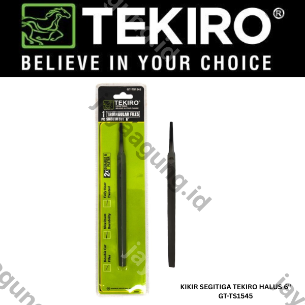 KIKIR SEGITIGA TEKIRO HALUS 6" GT-TS1545