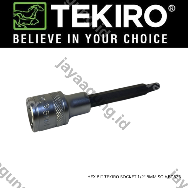 Gambar HEX BIT TEKIRO SOCKET 1/2" 5MM SC-HB0533 ke-4