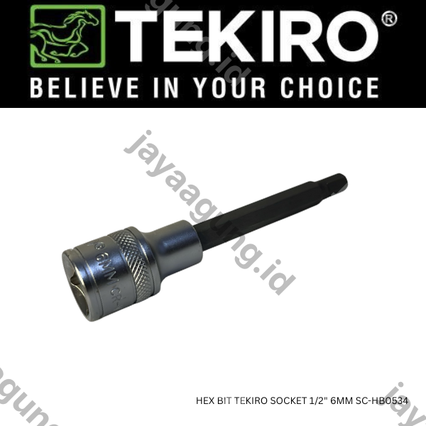 Gambar HEX BIT TEKIRO SOCKET 1/2" 6MM SC-HB0534 ke-4