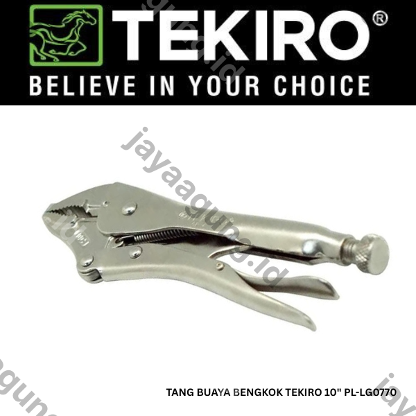 Gambar TANG BUAYA BENGKOK TEKIRO 10" PL-LG0770 ke-3