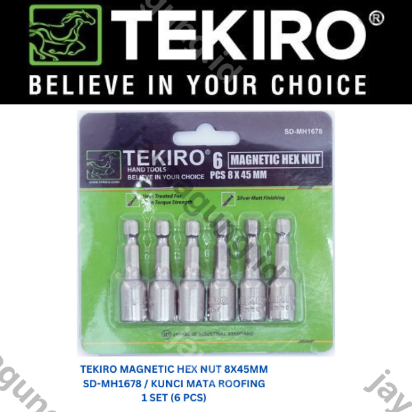 Gambar MAGNETIC HEX NUT TEKIRO 8X45MM SD-MH1678 ke-3