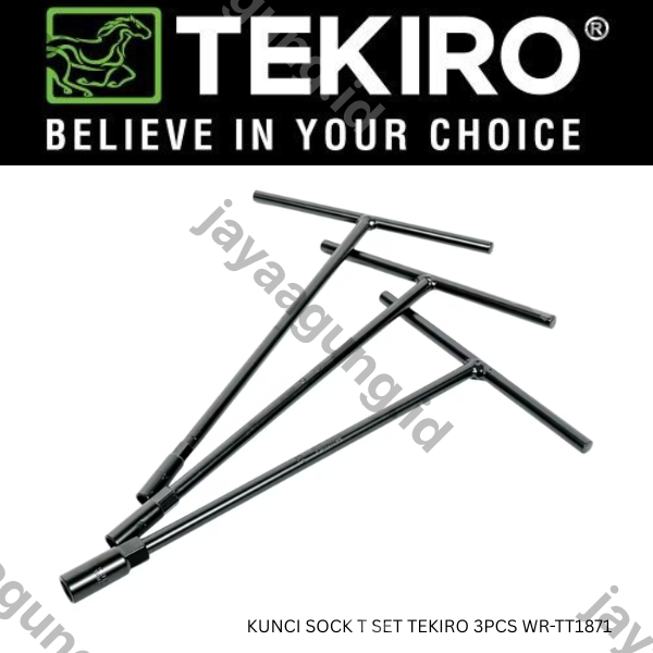 KUNCI SOCK T SET TEKIRO 3PCS WR-TT1871