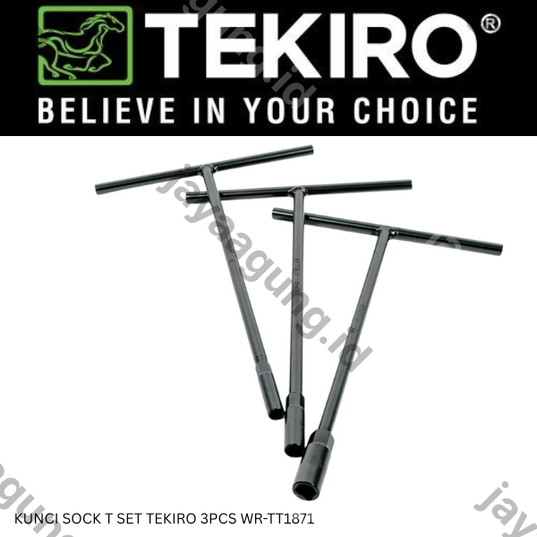 Gambar KUNCI SOCK T SET TEKIRO 3PCS WR-TT1871 ke-2