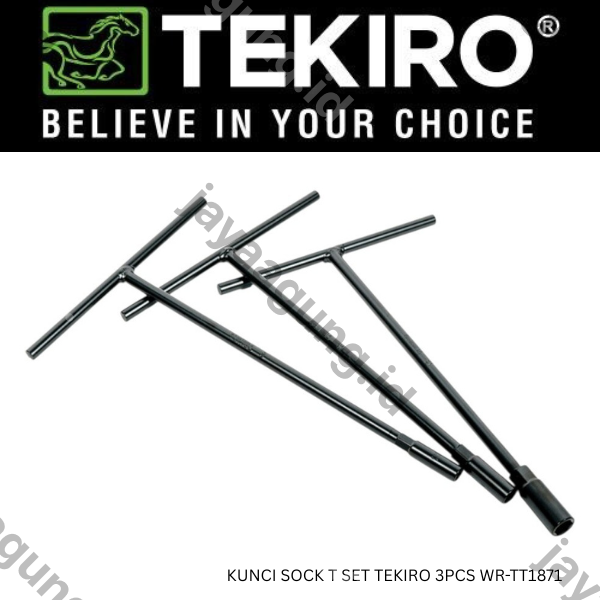 Gambar KUNCI SOCK T SET TEKIRO 3PCS WR-TT1871 ke-3