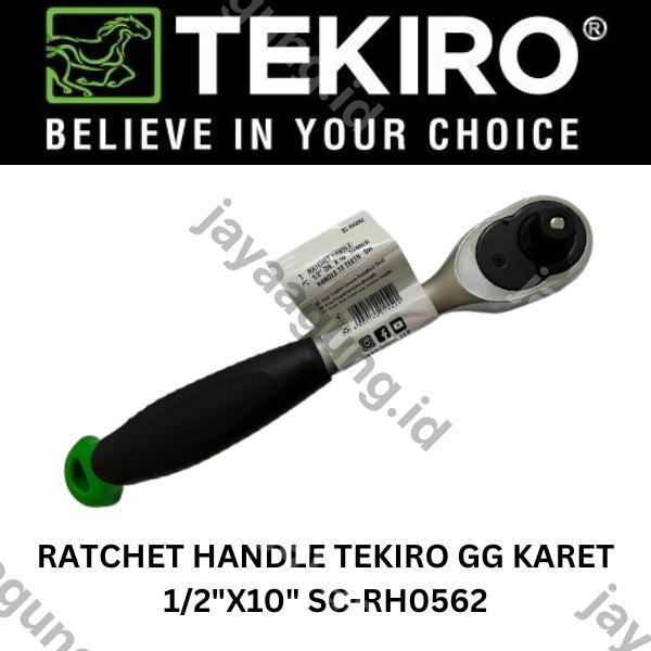 Gambar RATCHET HANDLE TEKIRO GG KARET 1/2"X10" SC-RH0562 ke-4