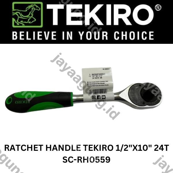 Gambar RATCHET HANDLE TEKIRO 1/2"X10" 24T SC-RH0559 ke-4