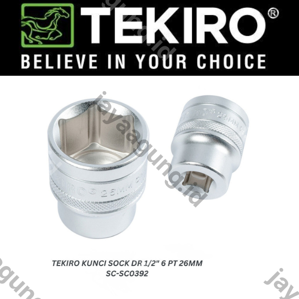 Gambar SOCK DR 1/2" TEKIRO 6PT 26MM SC-SC0392 ke-2