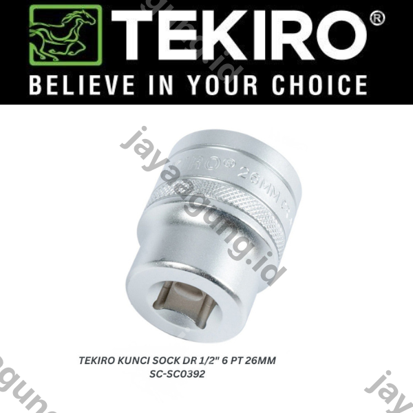 Gambar SOCK DR 1/2" TEKIRO 6PT 26MM SC-SC0392 ke-4
