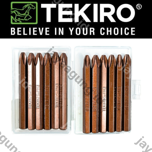 Gambar MATA OBENG KETOK TEKIRO (PH3+) 12PCS IB1287 ke-2