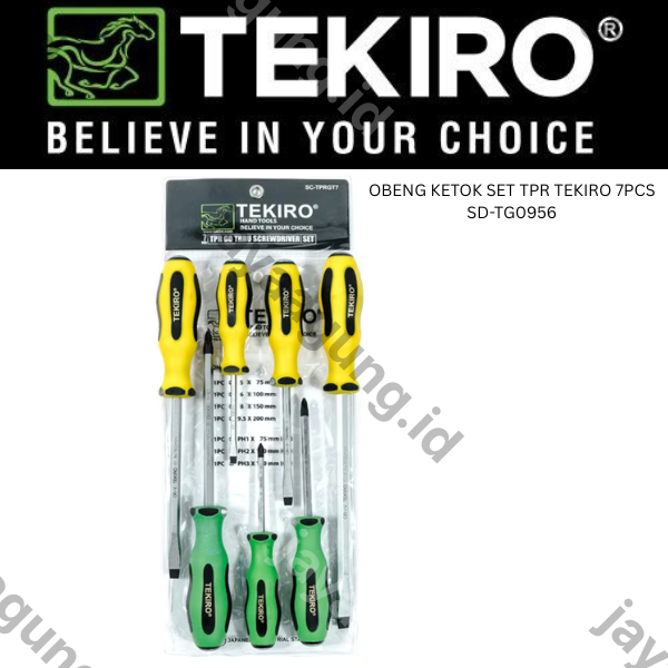 OBENG KETOK SET TPR TEKIRO 7PCS SD-TG0956