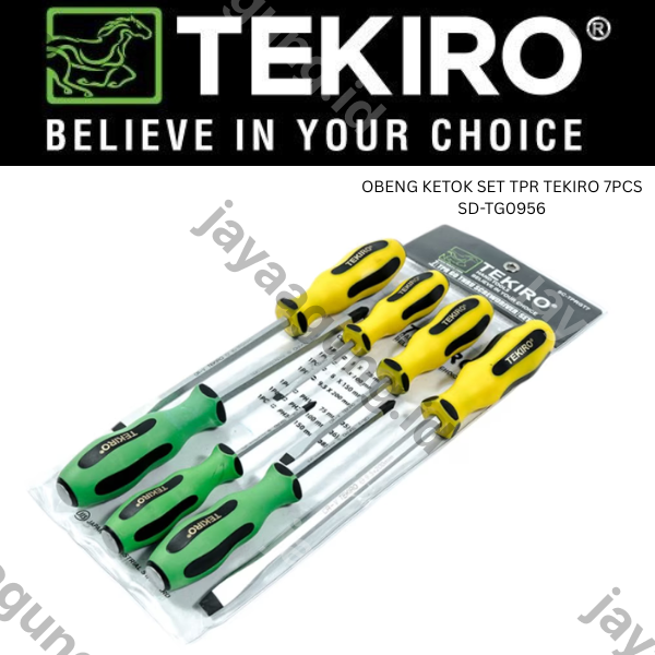 Gambar OBENG KETOK SET TPR TEKIRO 7PCS SD-TG0956 ke-2